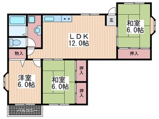 リシェス柳ケ丘の物件間取画像